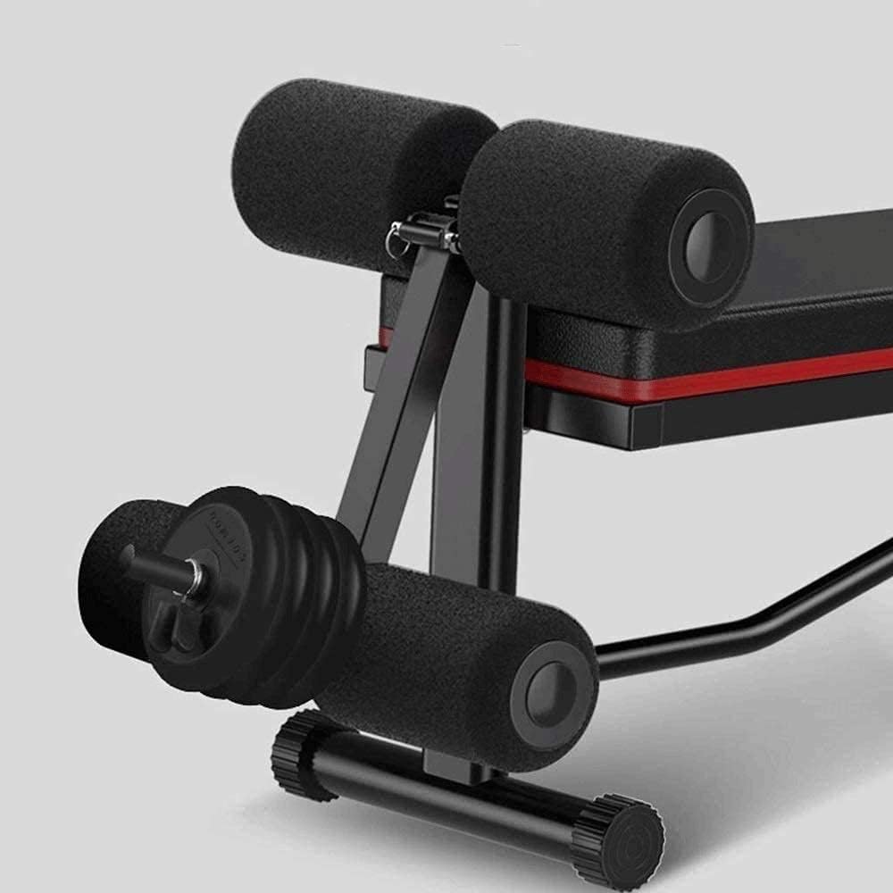 Multifunctional Small Dumbbell Bench Foldable Home Fitness Equipment Ergonomic Design Beyond 180° Stretching 360° Twisting Sit-up Board