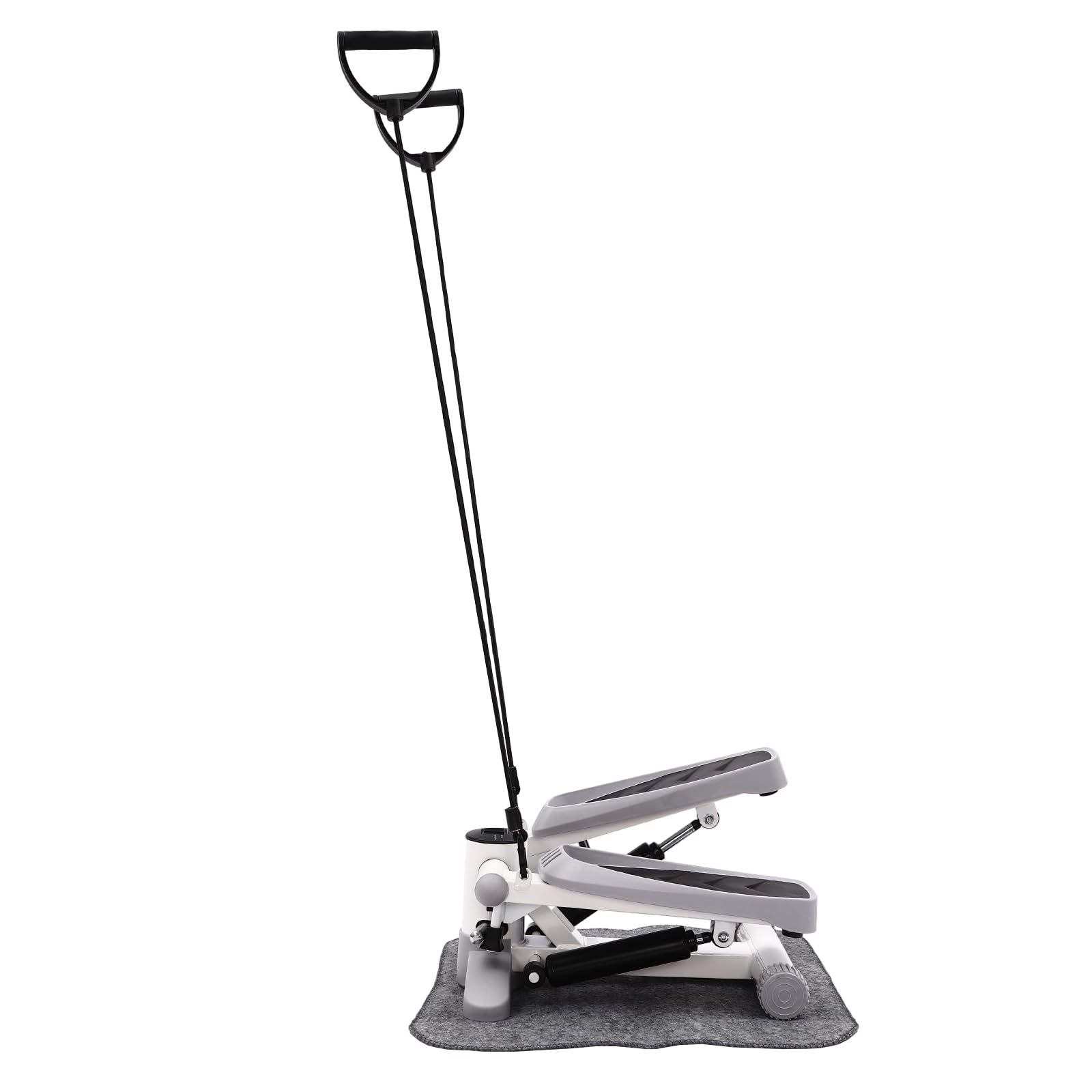 Mini stepper do domu, z linami Power Ropes, przyrząd treningowy 2 w 1, trenażer nóg/ramion, domowe ćwiczenia fitness