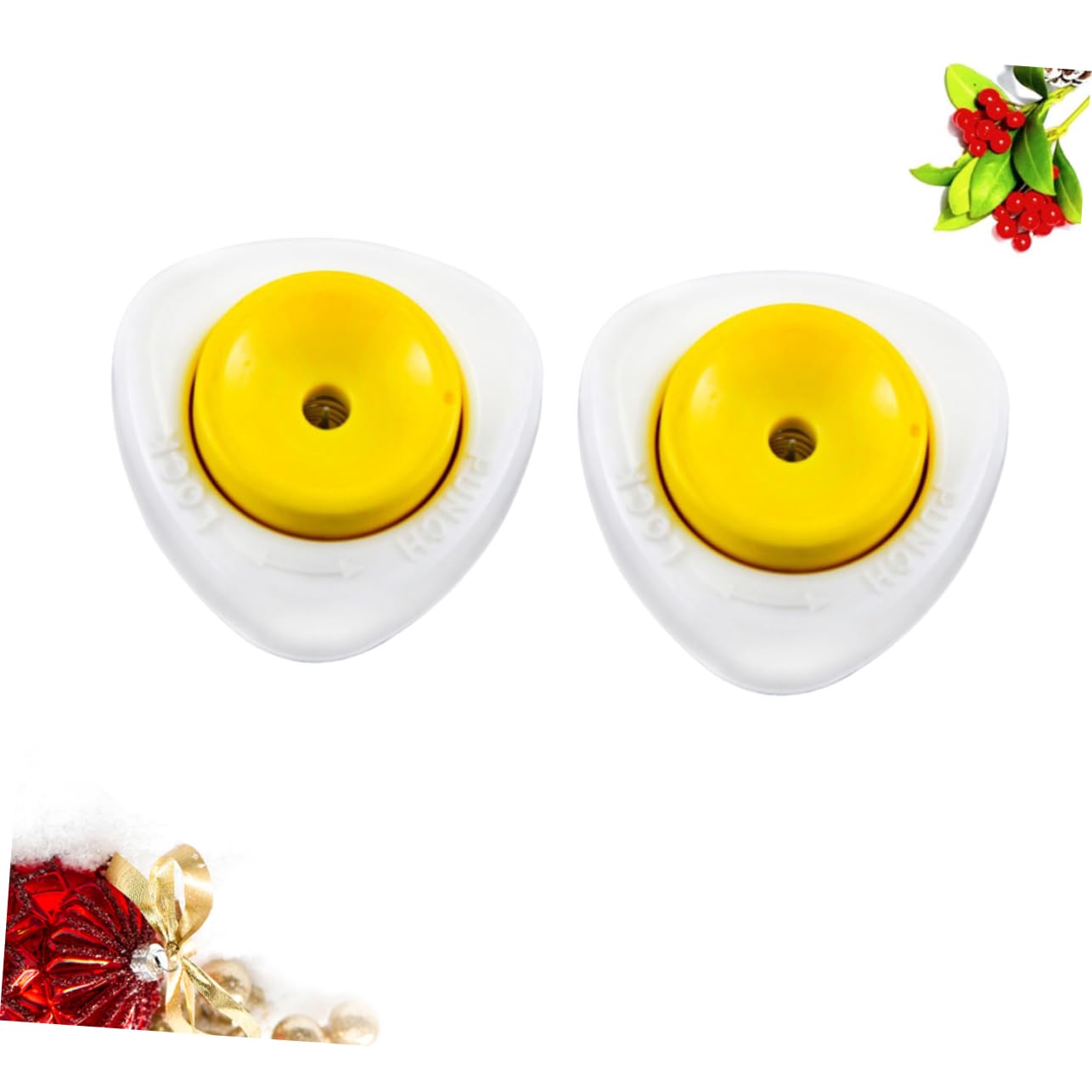 Happyyami 2PCS Household White Separator Egg White Filter Kitchen Gadget Easy to Use Strainer for Cooking Compact and Portable Design present for Friends and Family