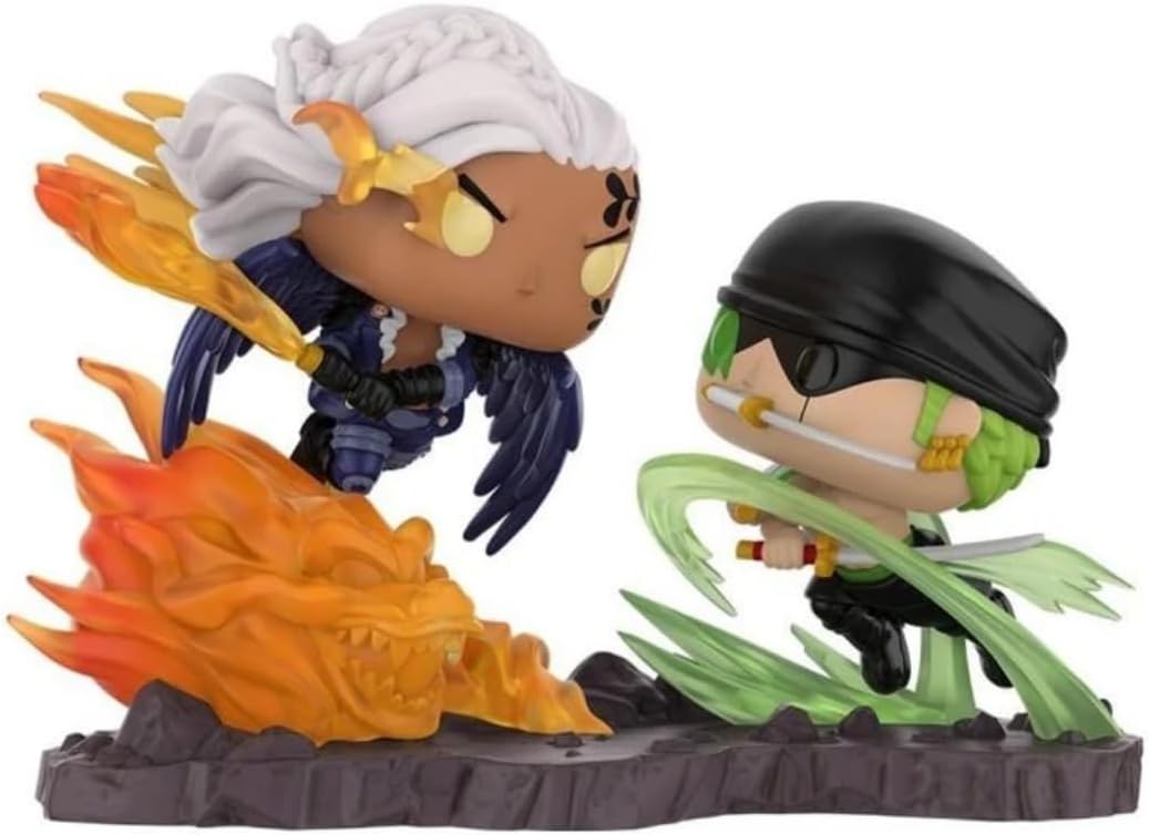 Funko Pop Moment Anime - One Piece Roronoa Zoro vs King #1954 | Epic Wano Arch Scene | Collectible Vinyl Figure | Great for Anime Fans & Collectors