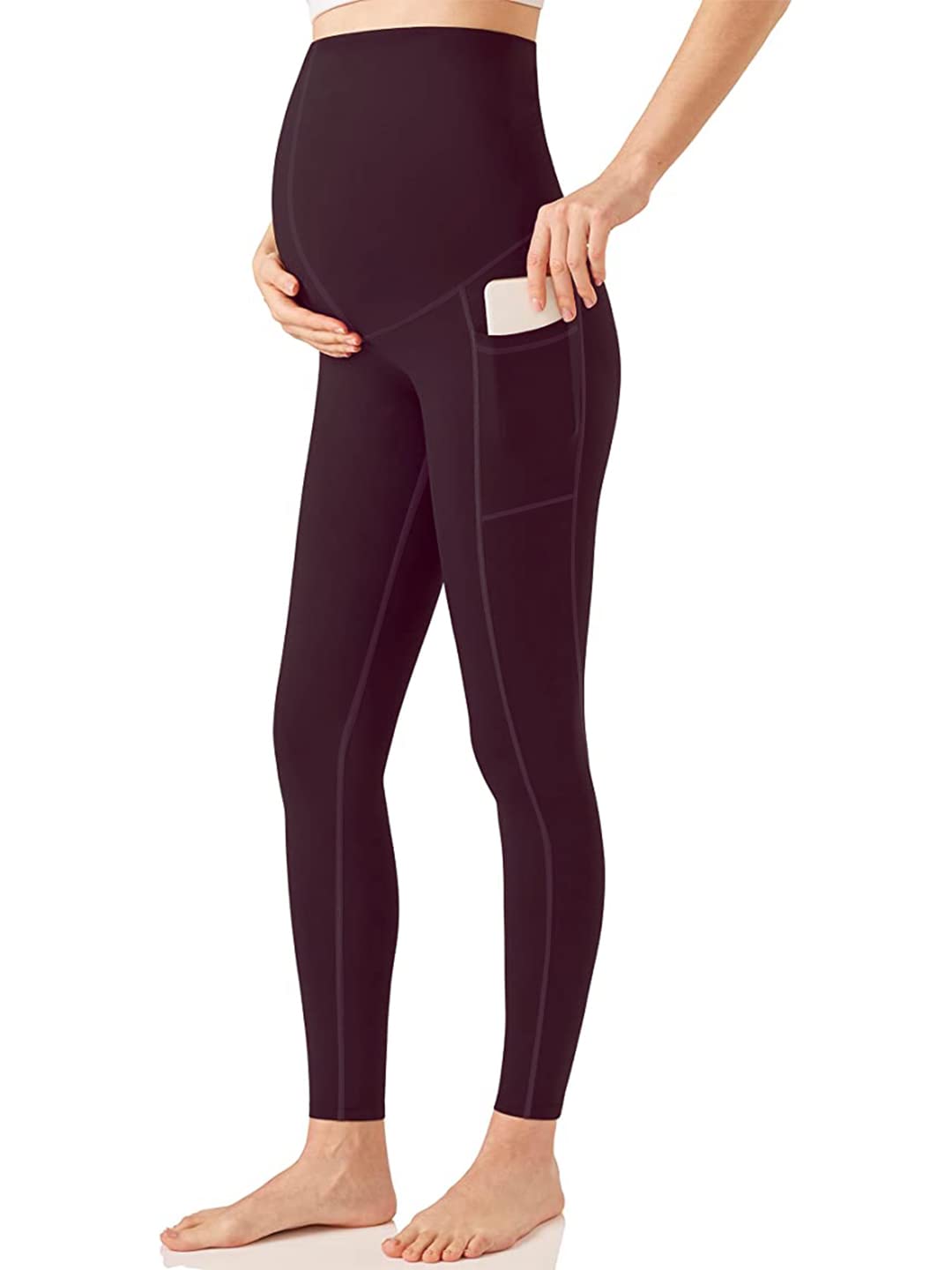 CHKOKKOWomen's Cotton Blend Regular Track Pants For Pregnancy