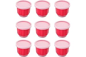 9 pcs Pudding Molds with Lid - A Treat for Everyone