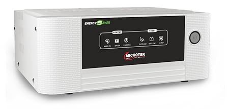 Microtek Energy Saver 825 Pure Sine Wave 715VA/12V Inverter, Support 1 Battery with 2 Year Warranty for Home, Office & Shops