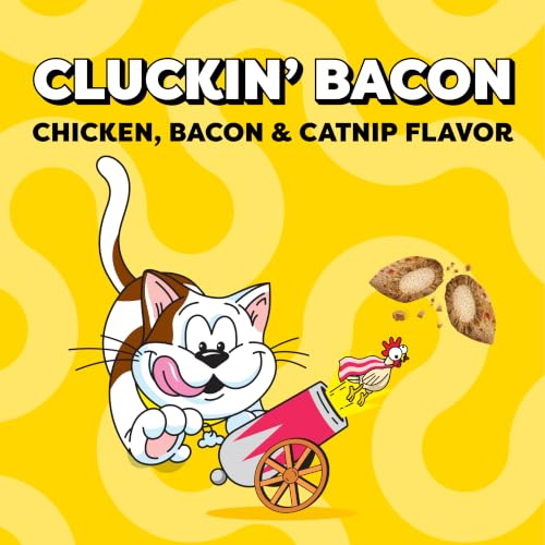 Temptations Wacky Blasts Cat Treats, Cluckin' Bacon Flavor, 3 oz, 12 Pack - image 4