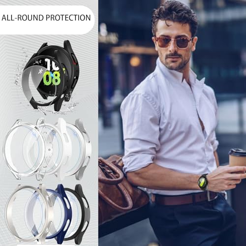 Protections d'écran en verre trempé Samsung Galaxy Watch 7 Ultra coque PC mince - 6