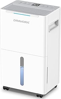 1500 Sq.ft Dehumidifier for Basement, MAX 21 Pints Dehumidifiers for Home with Drain Hose, Smart Humidity Control, 3 Modes for Bedroom and Bathroom, Dry Clothes, 24H Timer (Off-White)