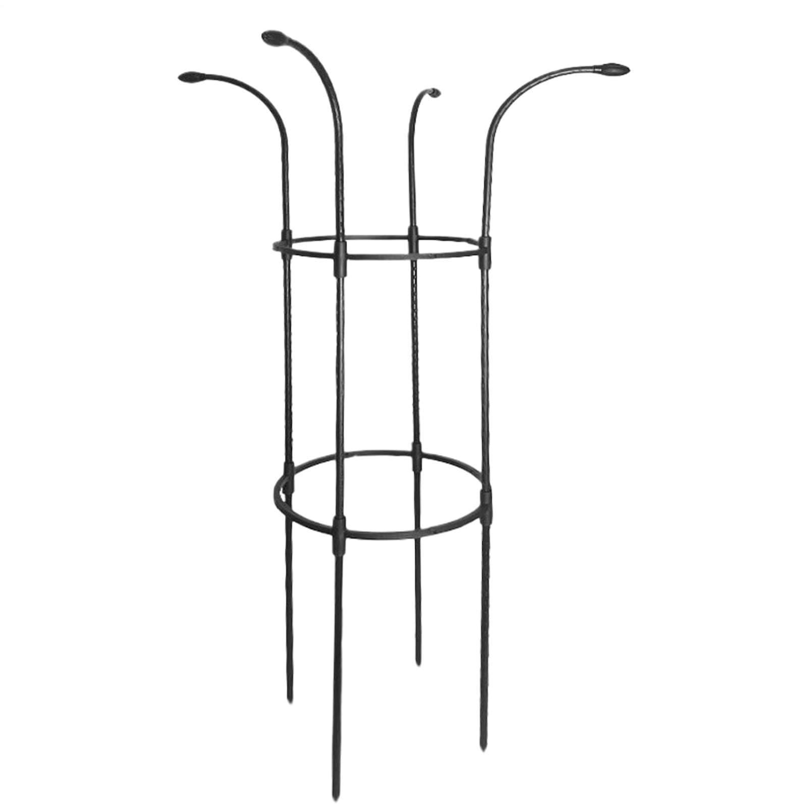 Enrejado para paraguas de metal antioxidante y jaula de soporte vertical para plantas trepadoras