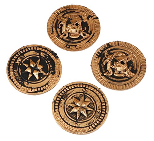 Sninc. Gold Pirate Treasure Coins 144 Pcs. #TOP2