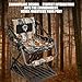 Fisoceny Heated Hunting Seat Cushion Pad Thermal Hunting Seat Cushion with 10000 mAh Power Bank Adjustable Temperature Hunting Hot Seat Cushion for Tree Stand,Bleacher,Fishing(Camo Green)