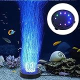 - - - - Londafish Aquarium-Luftsprudler mit LED Licht, Lampe für Schildkröte, Aquariendekoration, Sauerstoffstein