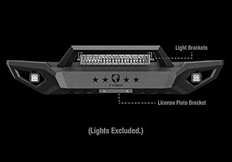 Tyger Auto TG-BP6T80668 Tyger Fury Front Bumper Kit Compatible with 2007-2014 Toyota FJ Cruiser | Textured Black | Rock Crawler