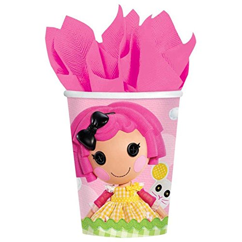 8 Gobelets en Carton Lalaloopsy pour éviter la casse lors d'une fête