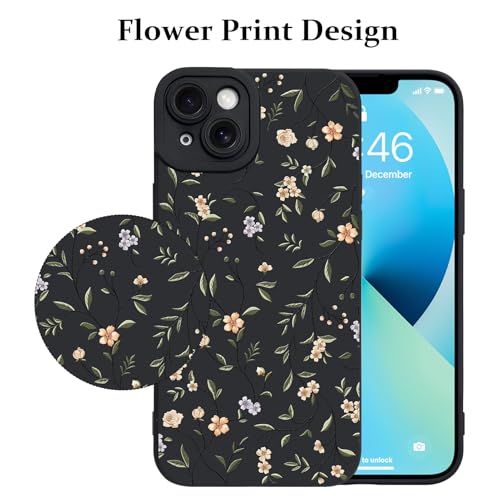 Coque pour iPhone 13 fine et fleurie idéale pour le quotidien