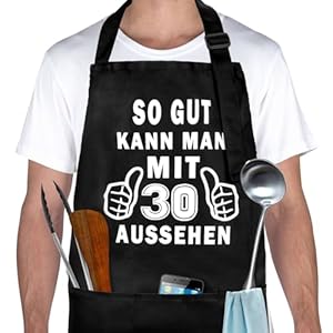 Gaditiek Lustige 30. Geburtstag Kochschürze Herren