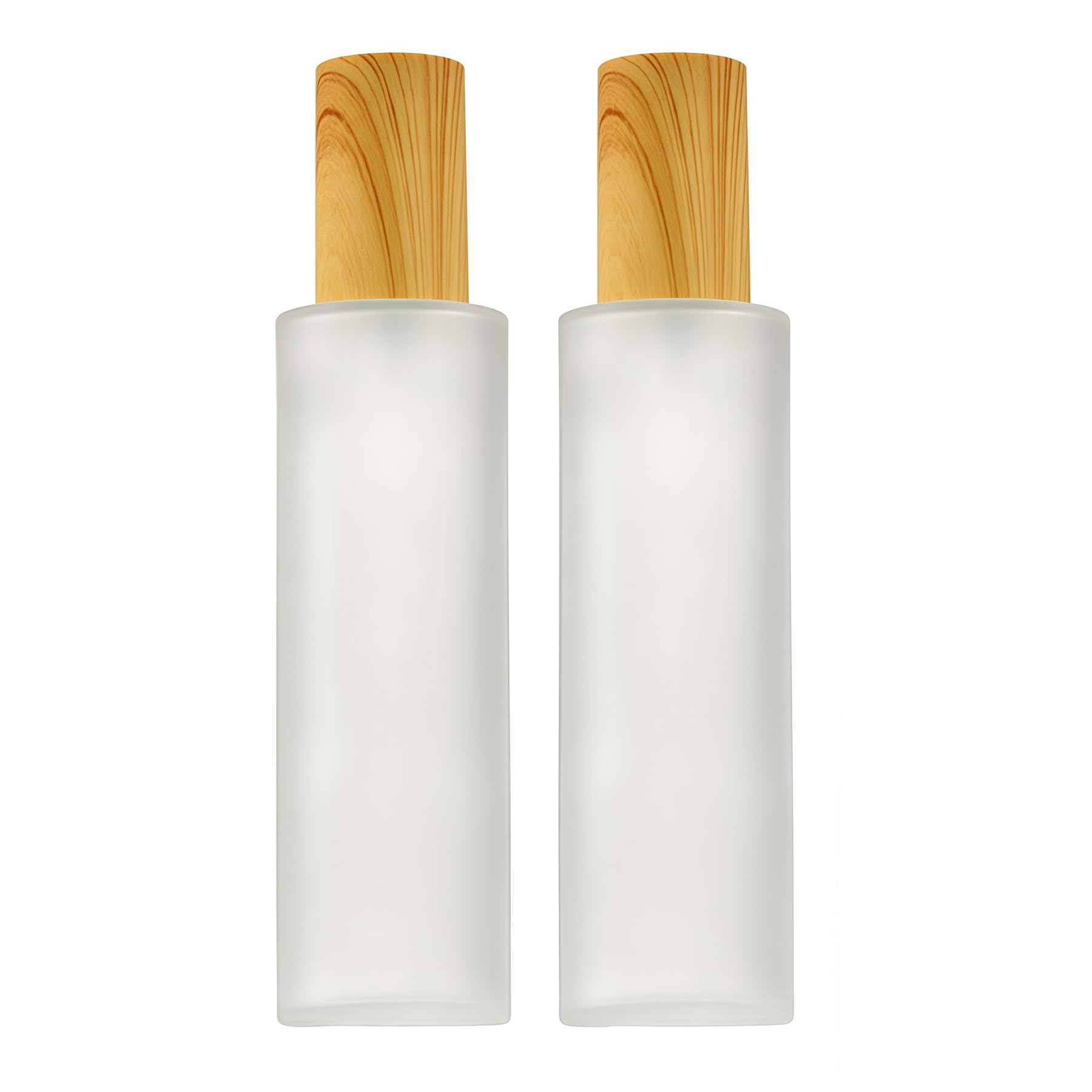 Flacons vides rechargeables de 120 ml en verre pour une salle de bain zéro déchet