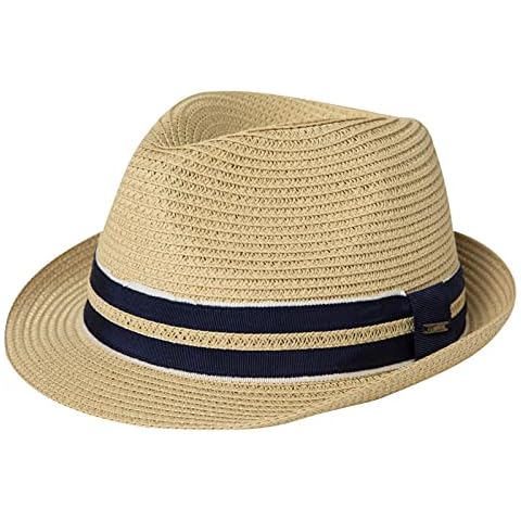 Comhats Summer Fedora Straw Hats for Men Beach Sun Panama Packable Trilby Dress Derby Beige XX-Large XXL Cover