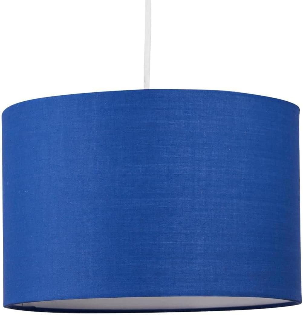 firstchoicelighting Navy Blue Ceiling Light Shade Easy Fit Ceiling