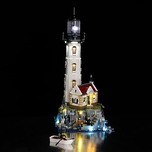 Miniatura 9 de Kyglaring Kit de iluminación LED (sin modelo) diseñado para Lego Home Ideas Motorizado Lighthouse 21335 Model Building Set - sin juego de Lego