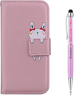 Grandoin Funda para Huawei Mate 20 Lite, [Animal] Superficie Colorida PU Cuero Case Cuerpo Completo Carcasa Protectora Cartera Soporte Plegable Función Fundas Case Cover (Rosado)