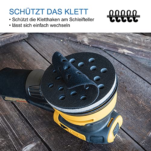 Pad Saver - Protection Pad 5" 125mm 17-Holes for Hook and Loop Sanding Pad - Backing Pad - Polishing Pad - DFS - Image 3