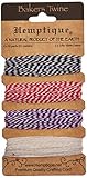 Hemptique BTC2-SC Cotton Bakers 2-Ply Twine Card Set, Sunset Cruise, 120-Feet
