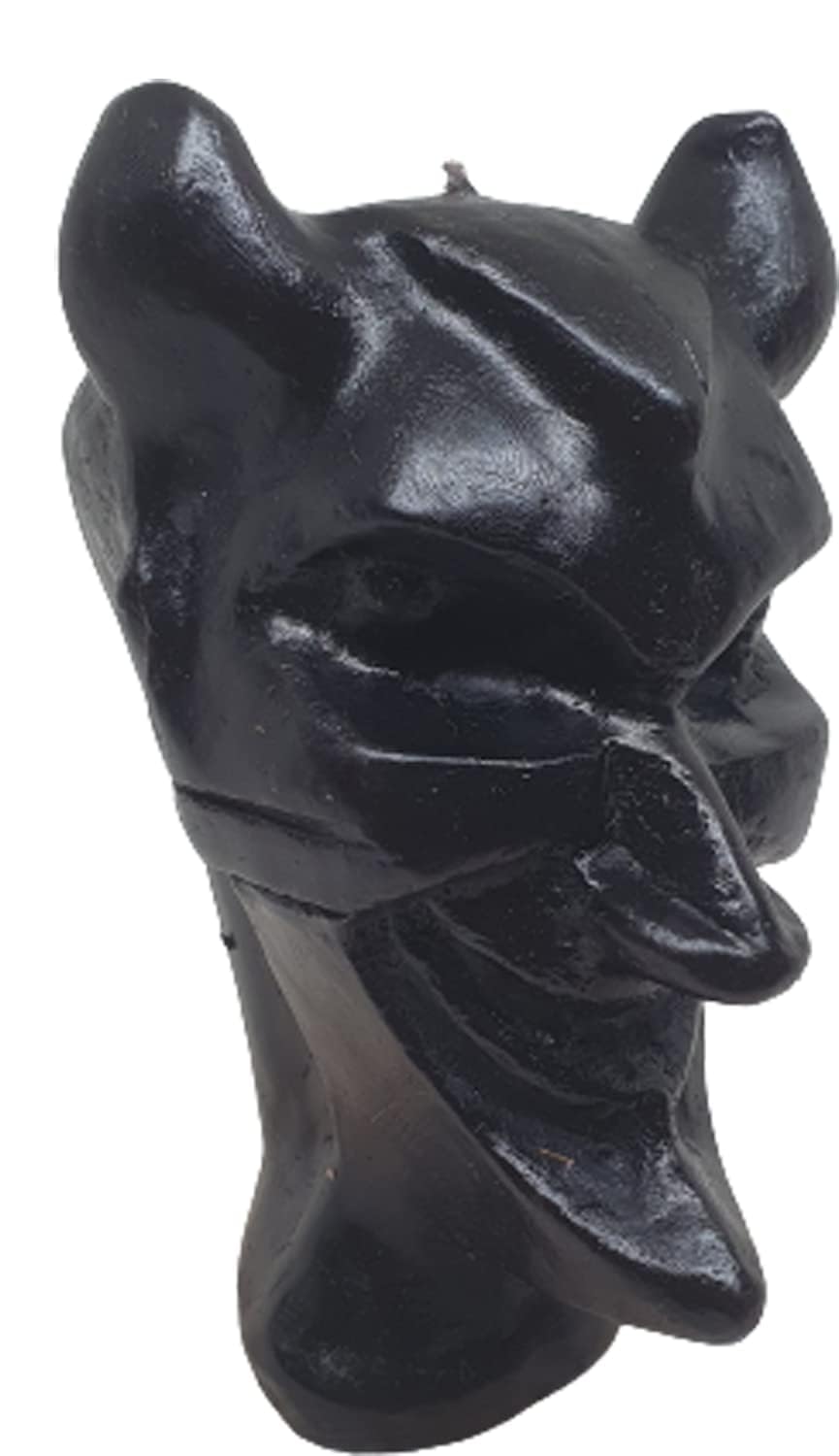 NeeaaN Candle | Devil Head Healing Candle for Rituals, Spell Casting & Energy Work | Gothic & Halloween Aesthetic | Handcrafted 100% Soy Wax Spiritual Candle 2