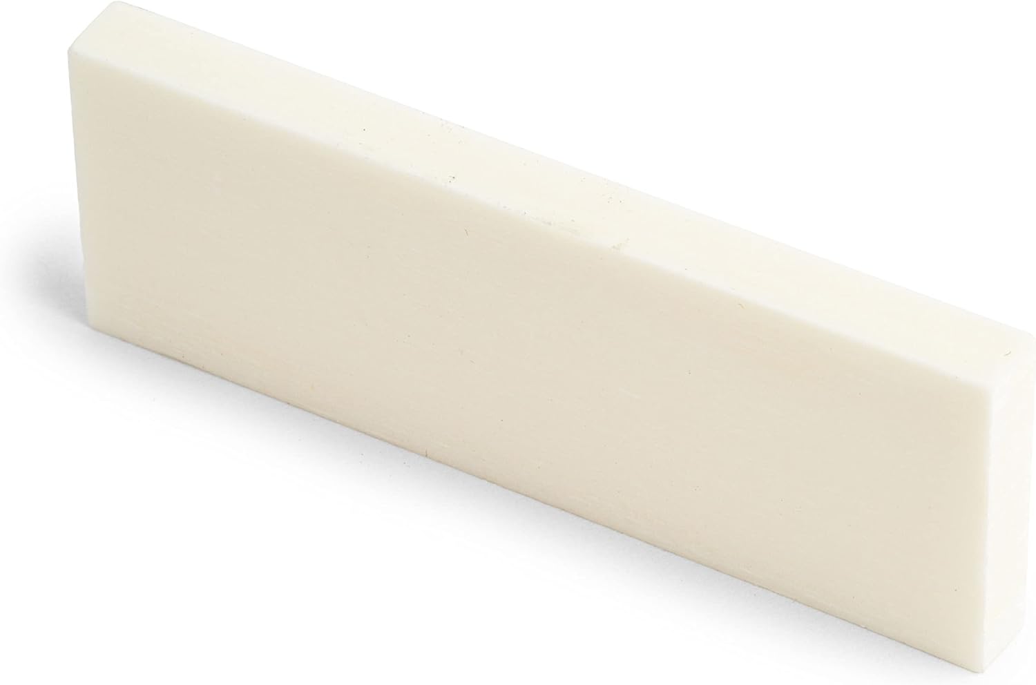 StewMac Bleached White Bone Nut Blank for Dobro