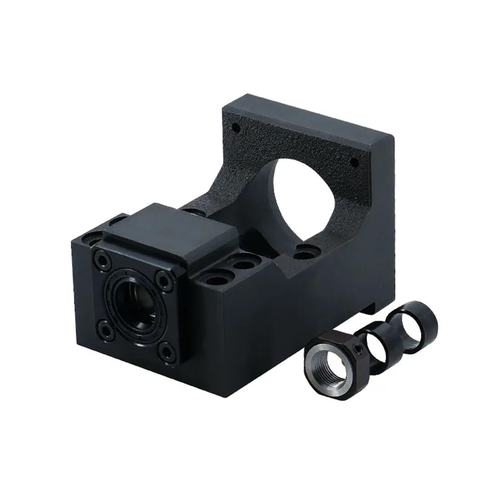 Steel Stepper Motor Seat HM10-57 HM12-57 HM15-57 Support Ballscrew SFU1605 SFU1204 Nema23 Engines Integrated Motor Bracket(HM15-57 C7)