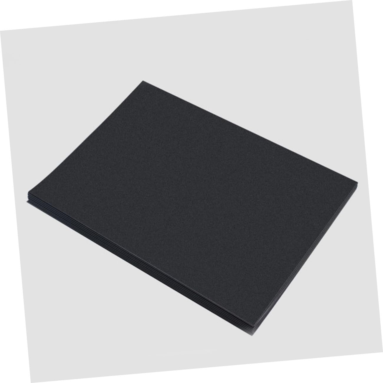 Toyvian Papier à Dessin Noir A4 100 Feuilles, 200g/m², Surface Lisse, Facile à Découper Écrire, pour Cartes de Noël et Créations D’garçon et Filles
