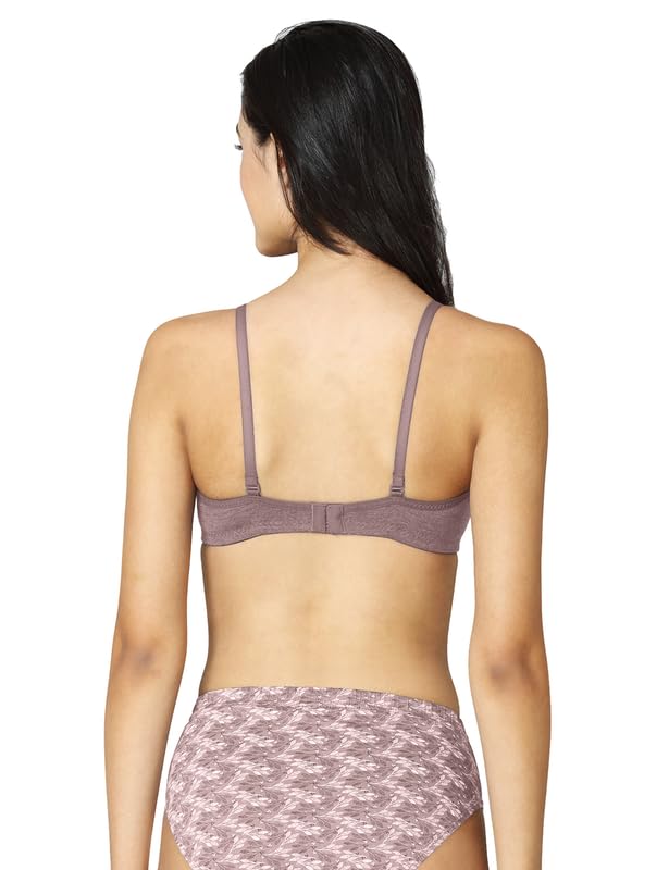 Image of VSTAR Jade Women's Soft Foam Padded Wire-Free Seamless Medium Coverage Bra | Convertible & Adjustable Straps | Polycotton Comfort | Breathable & Soft | Pack of 1