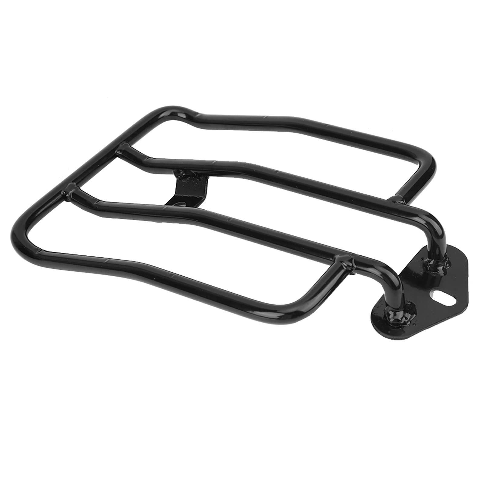 Yctze Motocyklowy bagażnik Żelazny zmodyfikowany tylny wspornik bagażnika do XL883 / 1200 X48 (czarny)