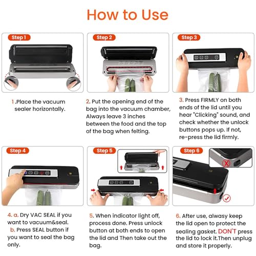 Machine d'emballage sous vide pour stopper le gaspillage des aliments secs - 8