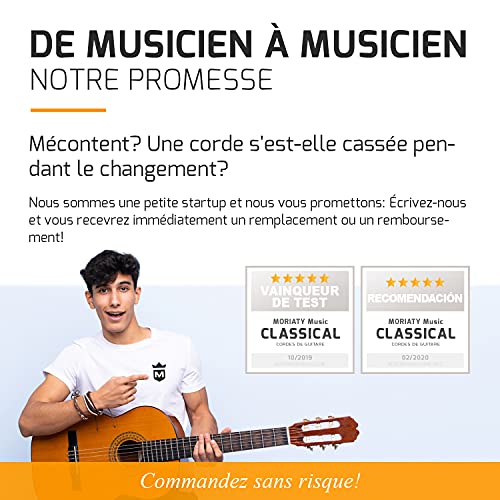 Cordes en nylon pour guitare classique & guitare acoustique ☆ BONUS : Ebook gratuit + 4 plectres + supplément corde de… - Les Beatles, Paul McCartney, John Lennon, RIngo Starr, George Harrison Cordes en nylon pour guitare classique & guitare acoustique ☆ BONUS : Ebook gratuit + 4 plectres + supplément corde de… – Image 3