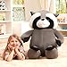 IKASA Giant Racoon Stuffed Animal Raccoon Plush Toy,31.5