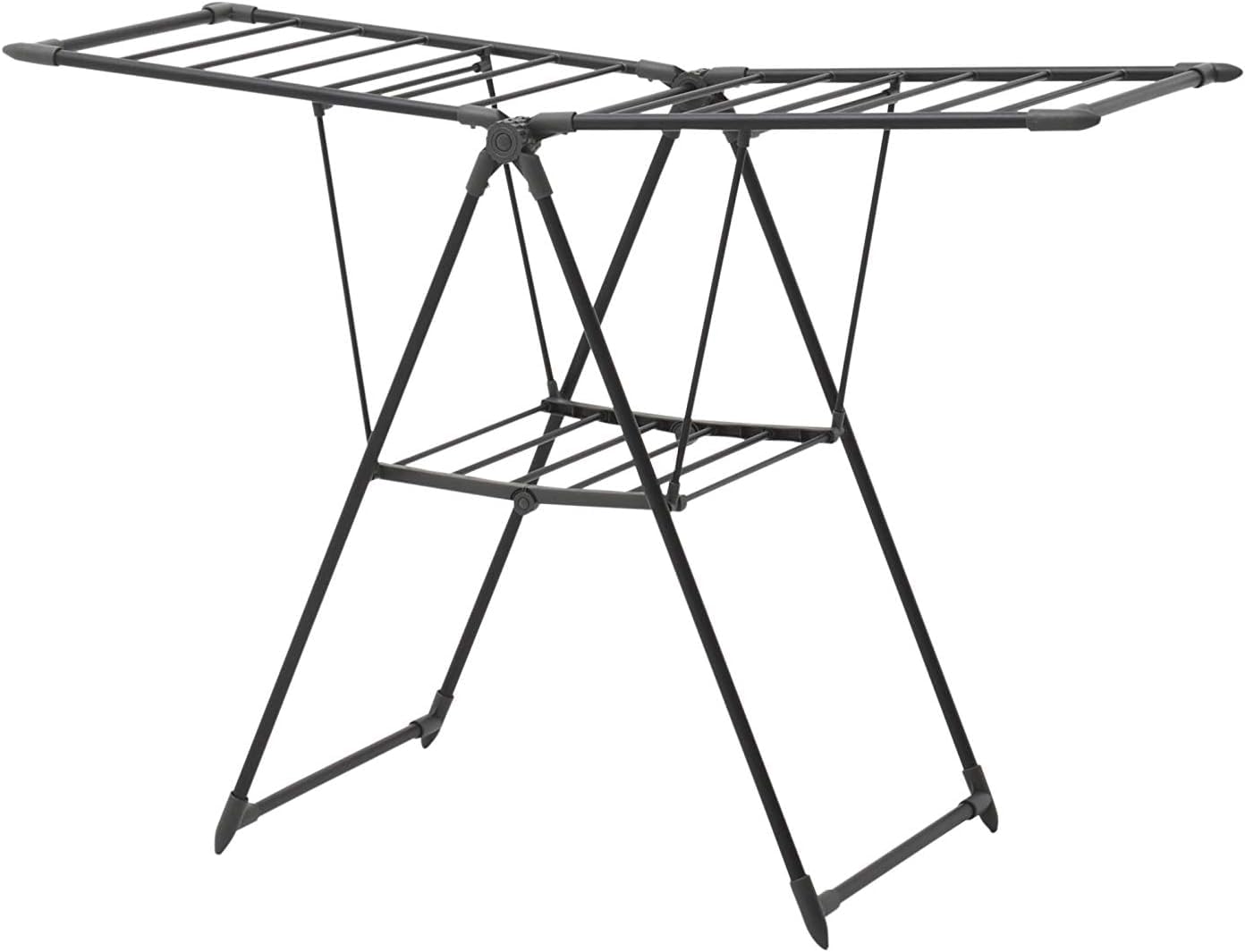 Winsor Cloth Drying Foldable Stand | 21 Meters Strong and durable tubes with Rust Proof Powder Coating Clothes Dryer| Drying Stand Laundry | Heavy Duty Clothing Racks - WR80825 Black