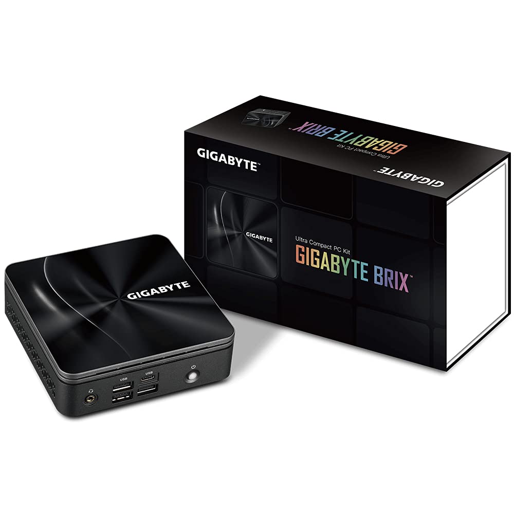 Gigabyte GB-BRR3-4300 Barebone PC/Workstation UCFF 4300U, 2 GHz, Schwarz