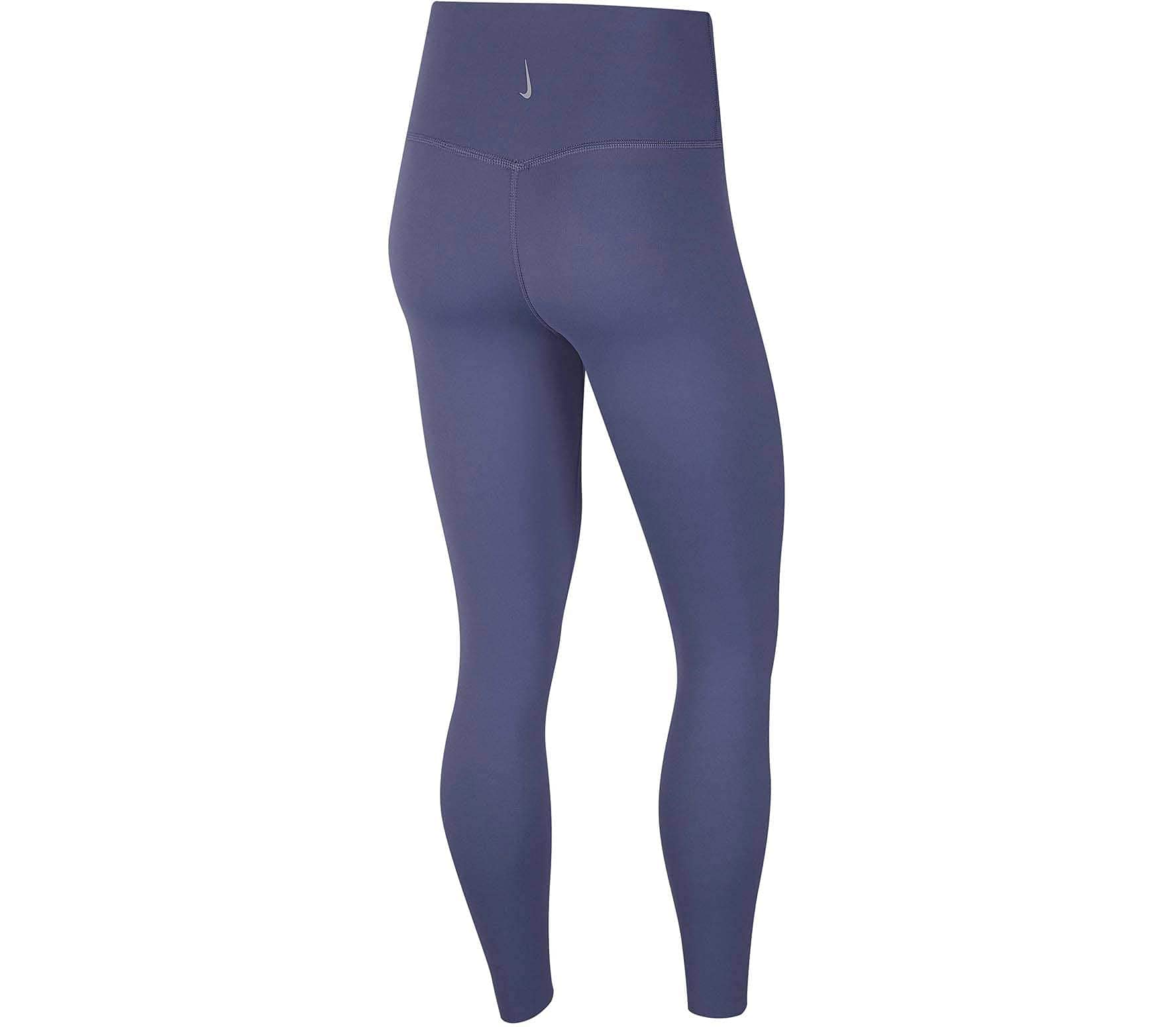 Nike Women's Yoga Luxe High Rise 7/8 Length Tights (as1, Alpha, m, Regular, Regular, Diffused Blue, Medium)