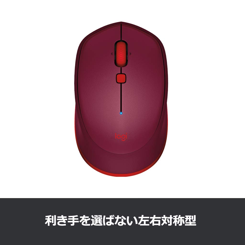 【中古】「未使用品」ロジクール M337RD ワイヤレスマウス 無線 Bluetooth 6ボタン Windows Mac Android Chrome マウス M337 レッド 国内正規品 Amazon.co.jp: ロジクール M337RD ワイヤレスマウス 無線 Bluetooth 6