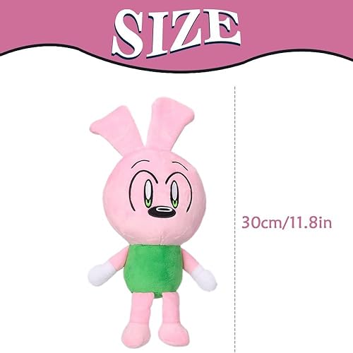 Miniatura 3 de Riggy - 2 peluches de peluche de Riggy Bunny de 10 pulgadas para regalo de fanáticos, muñeca de peluche suave para niños y adultos, regalo de