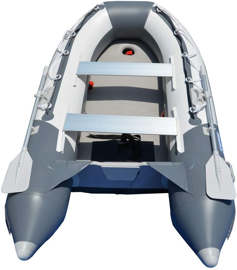 BRIS 10.8 ft Inflatable Boat Inflatable Dinghy Yacht Tender Raft with Air-Deck Floor