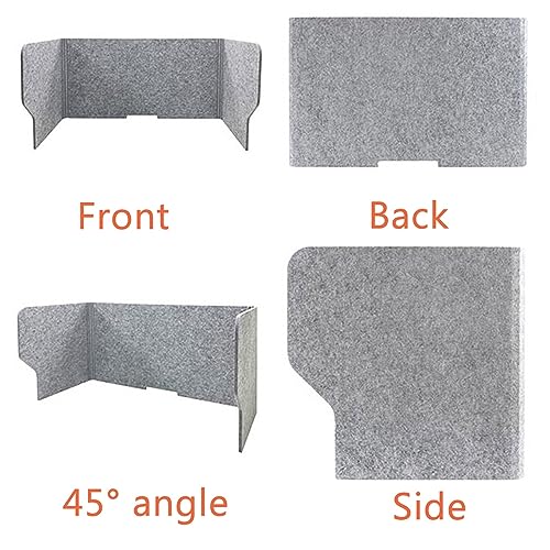 Cloison acoustique portable en polyester pour bureau et maison de 60 à 100 cm - 4