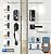 Veise VE07-H Fingerprint Smart Locks for Front Door with Handle Set, App Control, Keyless Entry Keypad Deadbolt, Digital Electronic Touchscreen, Easy Install, Auto Lock, Matte Black