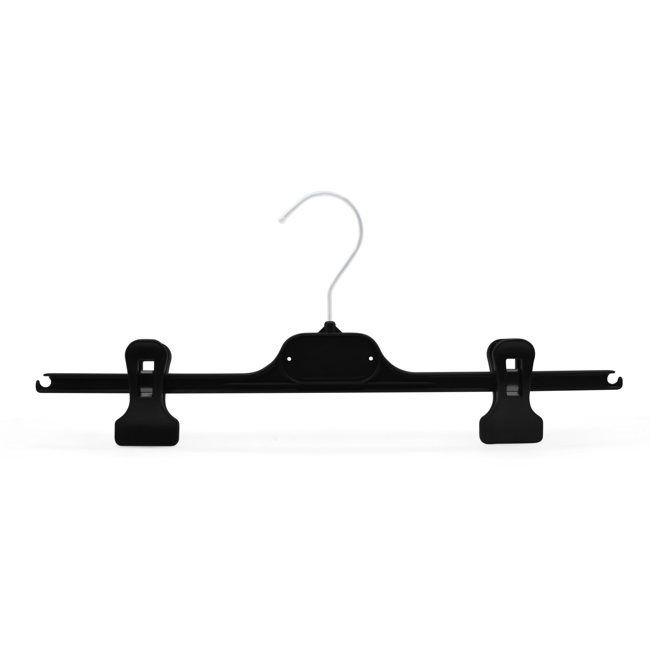 Kiroplast Perchas para Pantalones Colgadores para Perchas Pantalones Perchas para Faldas Pinzas Perchas Faldas 36cm (40, Negro)