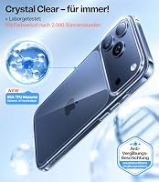 TORRAS Crystal Clear für iPhone 17 Pro Max Hülle Transparent – Ansicht 7