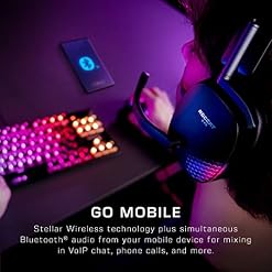 Roccat Syn Max Air – Casque gaming RGB sans fil avec audio 3D et station - Les Beatles, Paul McCartney, John Lennon, RIngo Starr, George Harrison Roccat Syn Max Air - Casque gaming RGB sans fil avec audio 3D et station – Image 5