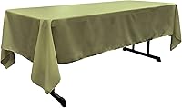 Vista 125 de LA Linen - Mantel rectangular de popelina de poliéster