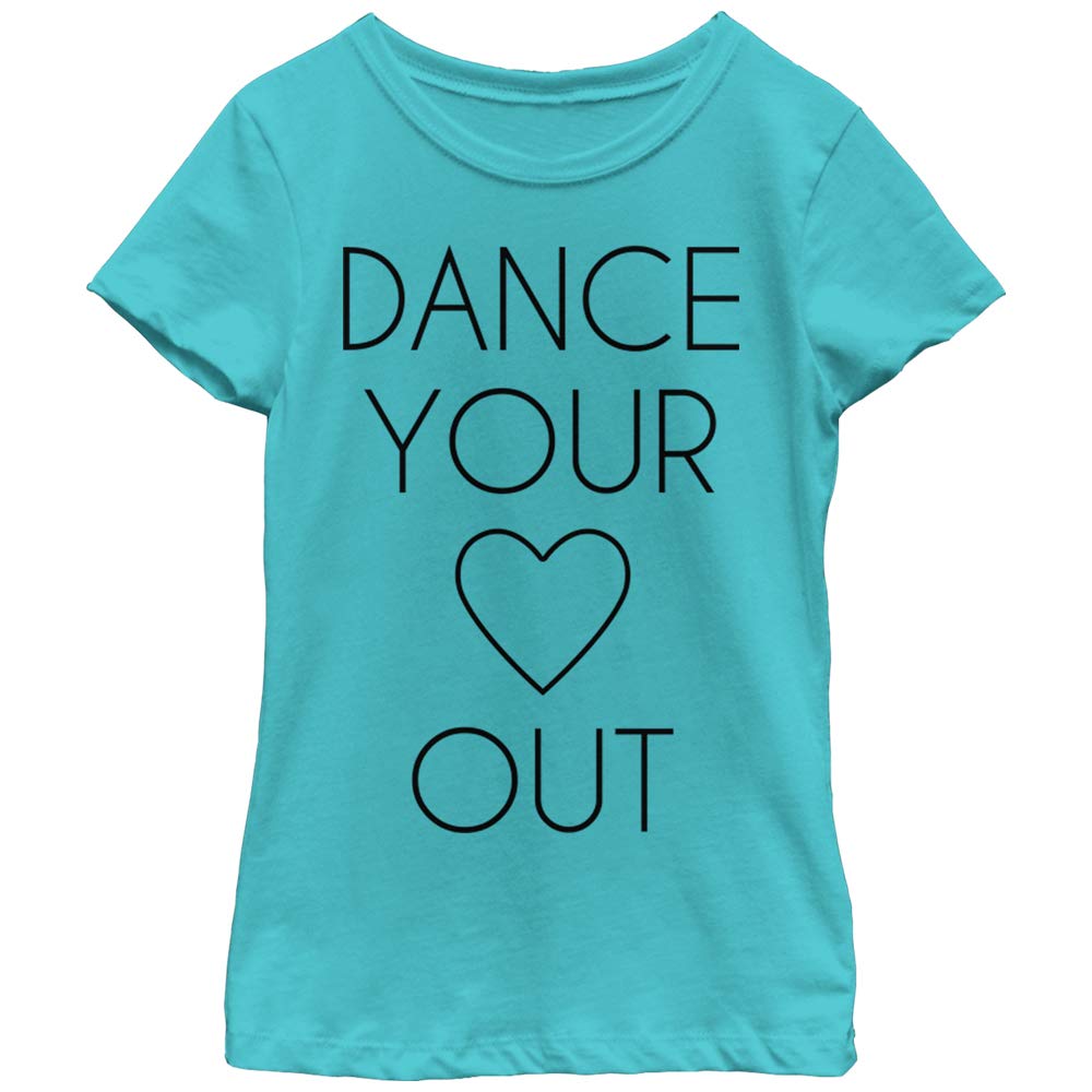 Girl's Chin UP Live Love Dance T-Shirt