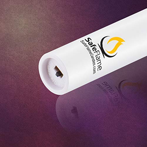 SafeFlame Hand Held LED Candles - Batteries Included - Easy On/Off Switch - Safe Flame for Candlelight Service (Box of 25) (Warm White) – Bild 5