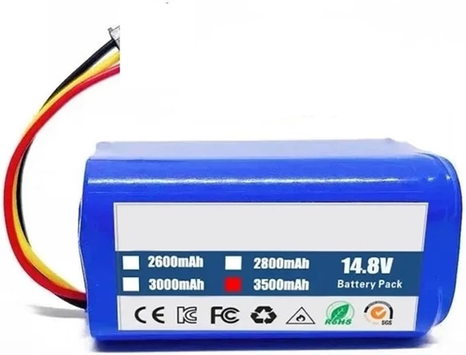 Replacement Battery, Compatible for Qihoo S5 S7 S7Pro T90 X9, 14.4v Robot Vacuum Cleaner(6800mAh)