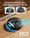 Lefant M330 Pro Robot Vacuum Cleaner 3 in 1, Robot Vacuum Cleaner 5000Pa Suction, DToF Navigation, Mapping, Virtual Zones, Obstacle Avoidance PSD, 150min, Connected by Alexa/APP/WiFi - 7